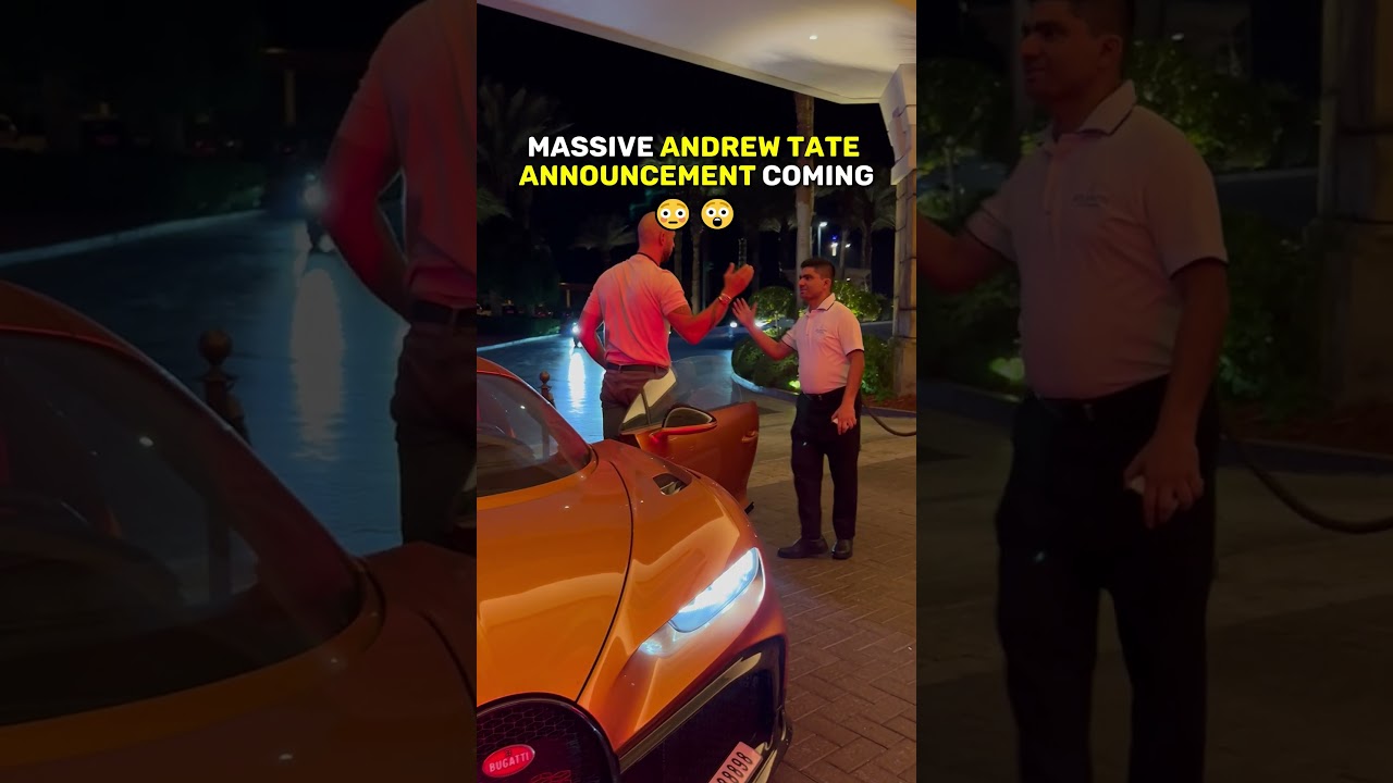 MASSIVE Andrew TATE Announcement COMING!!😱😲