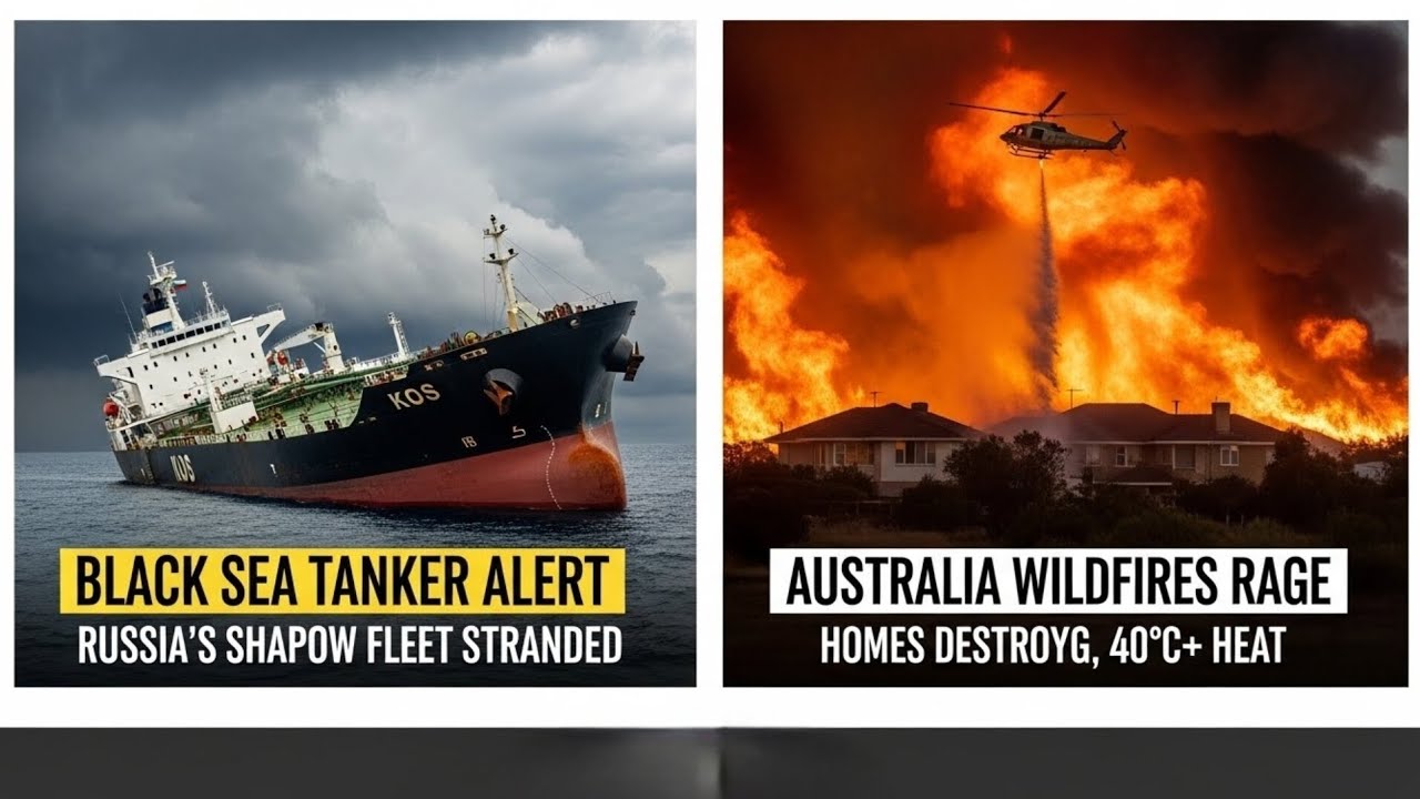 Российский танкер «теневого флота» застрял в Болгарии | Лесные пожары в Австралии уничтожают дома