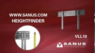 Super Slim Fixed Wall Mount SAN1002B tutorial 01