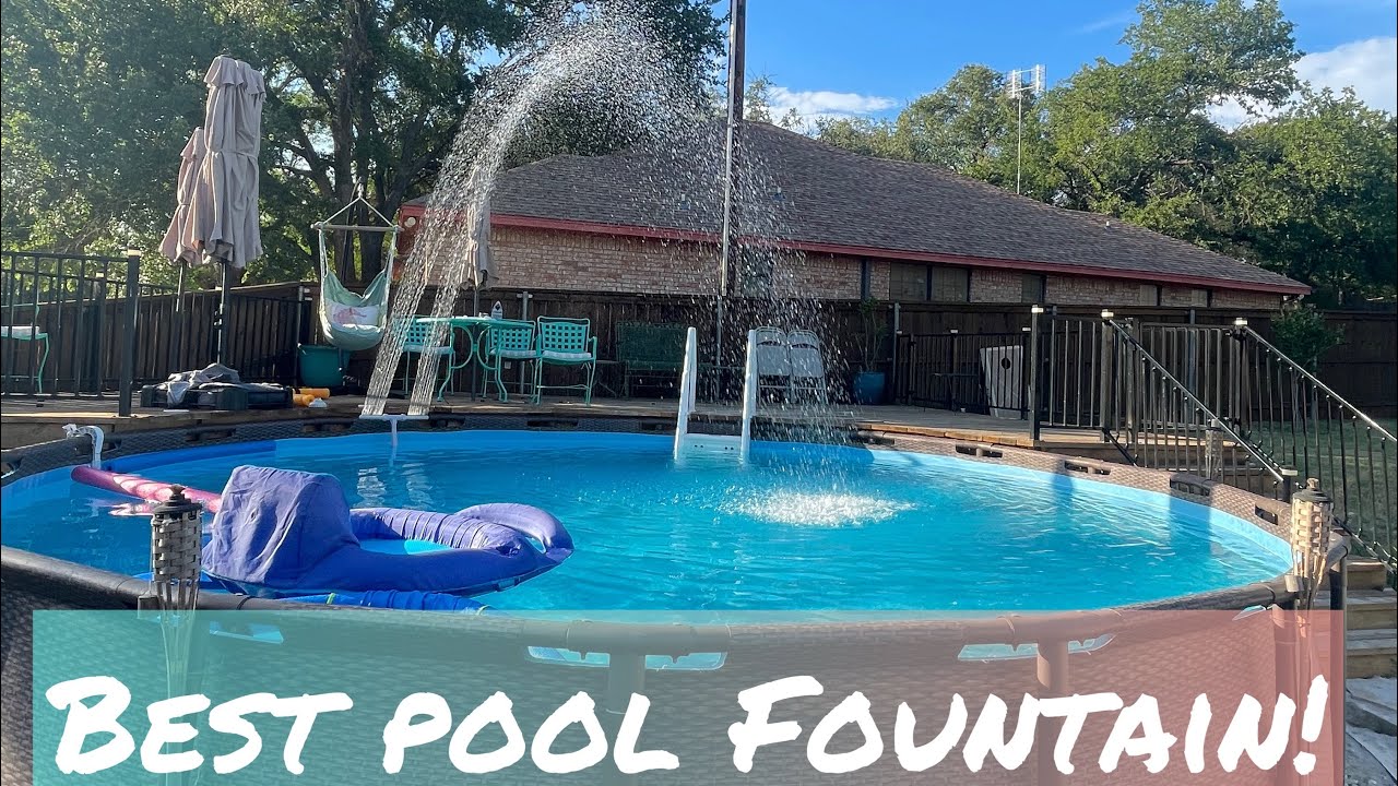 How to install VOEER Pool Fountain for Above and In-Ground Pools