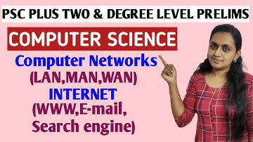 Computer Science | Computer Networks | Internet | PSC Plus Two & Degree Level Prelims Syllabus Class