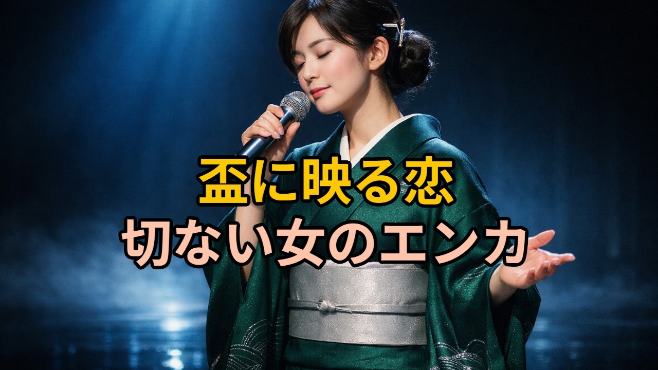 静かな夜に滲む女心のエンカ｜盃に映る恋と未練