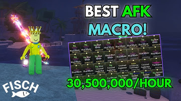 *NEW* BEST AUTO AFK FISCH MACRO ROBLOX! How To MACRO in FISCH ROBLOX