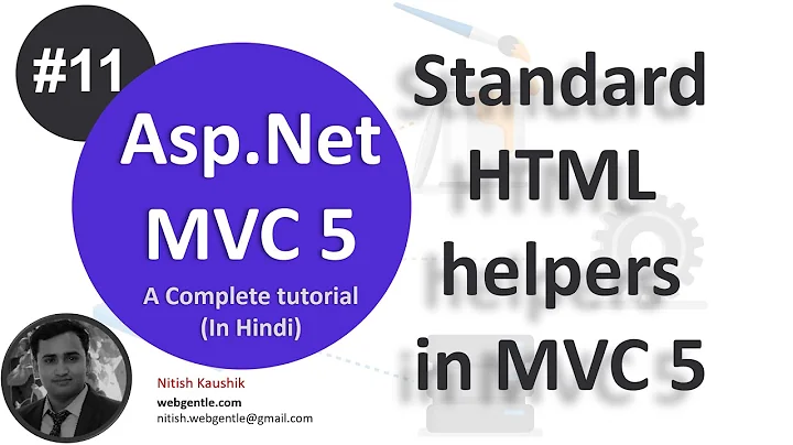 (#11) Standard HTML helpers in MVC 5 | HTML helpers in MVC 5 | MVC tutorial for beginners in .net c#