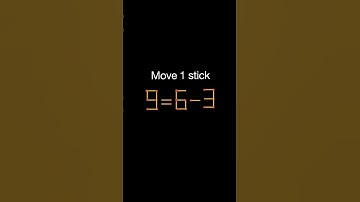 Move 1 matchstick to make equation true | math riddles | Brain test #matchstick #shorts