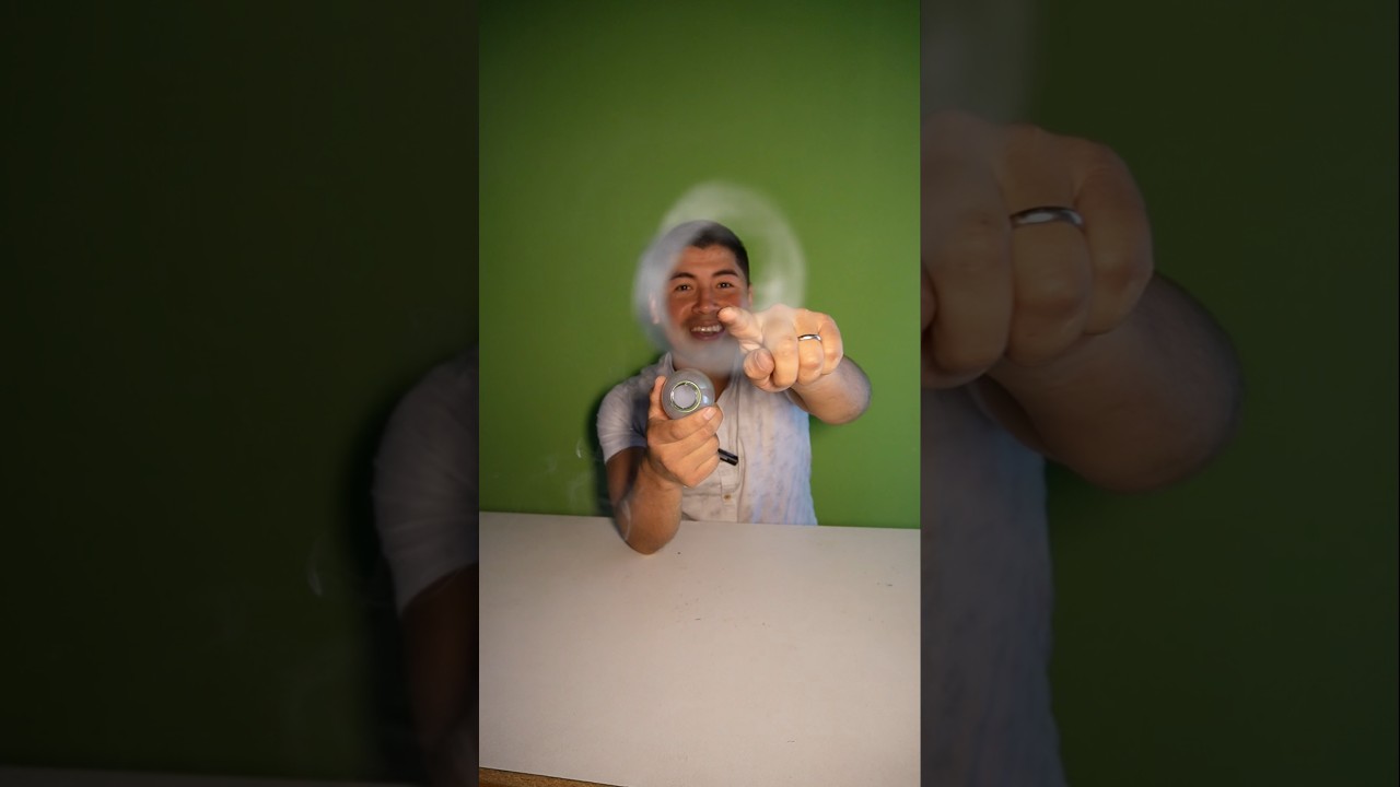 experimento / como disparar anillos de humo.