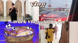 Living In Lagos Vlog #18- Come to Work With Me + Spent the night on the beach + Skincare Haul