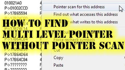 How to Find Multi Level Pointer without using Pointer Scan