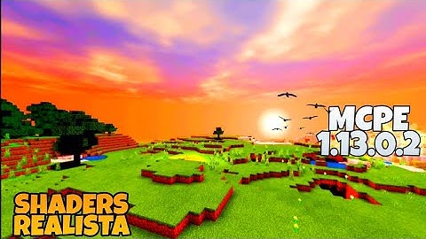 SHADERS MCPE 1.13.0.2 TEXTURE PACK REALISTIC DOWNLOAD MINECRAFT PE 1.12/1.13