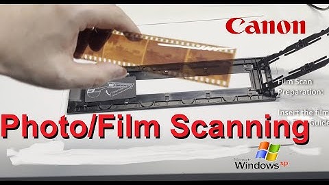 Photo/Film Scanning in Windows XP - Canon CanoScan 4400F