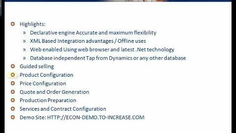 10 of 10 - MS Dynamics eCon Configurator Recap