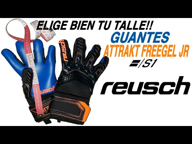 elegir el en los guantes de arquero Reusch Attrakt Freegel JR para niños -