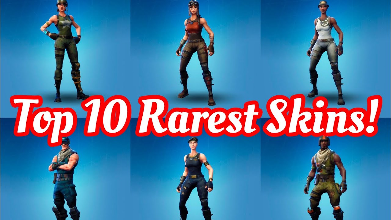 Top 10 Rarest Skins In Fortnite