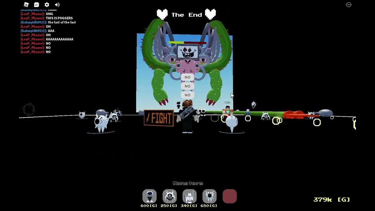 Omega Flowey Defeated - Roblox