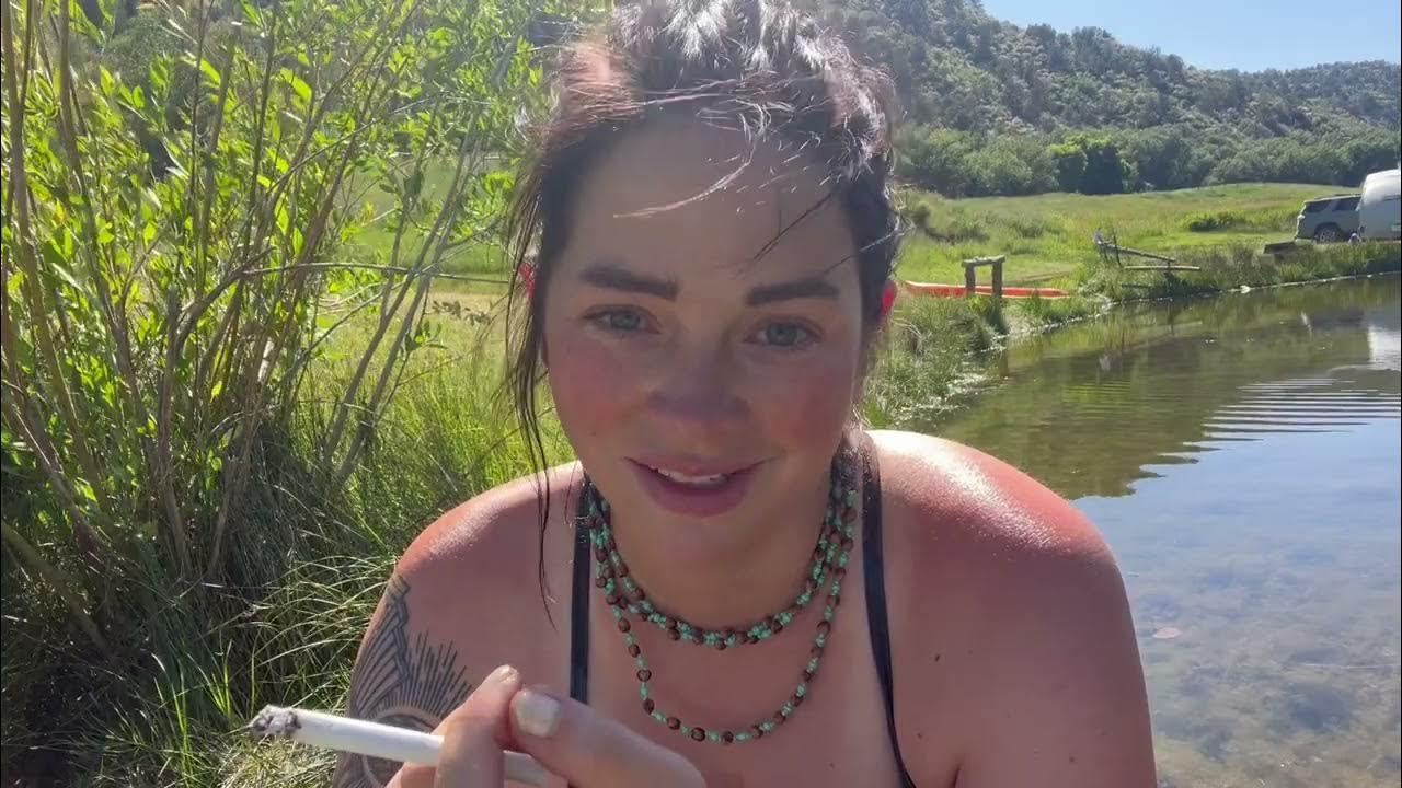 You and I go Canoeing in Utah! Woman Smoking in the Great Outdoors 😎