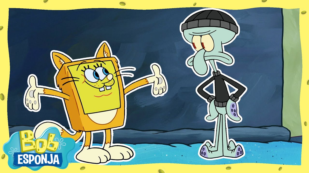 Invadindo o Balde de Lixo | Bob Esponja em Português