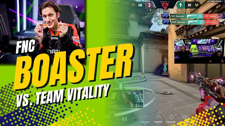 Casters React To FNC Boaster 1v3 Clutch Against VIT | VCT EMEA 2025