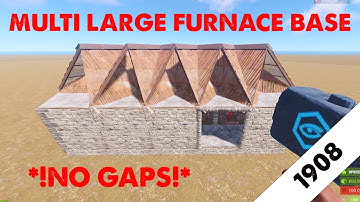*NEW* NO GAP MULTI LARGE FURNACE BASE RUST - RUST BASE DESIGN