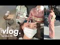 【vlog】訪問着でお友達の結婚式に参列🌸🤍最近の充実した毎日の総集編😗✌🏻（着物着付け/訪問着/八芳園/品川プリンス/ReFa Ginza/韓国料理/社会人の休日）