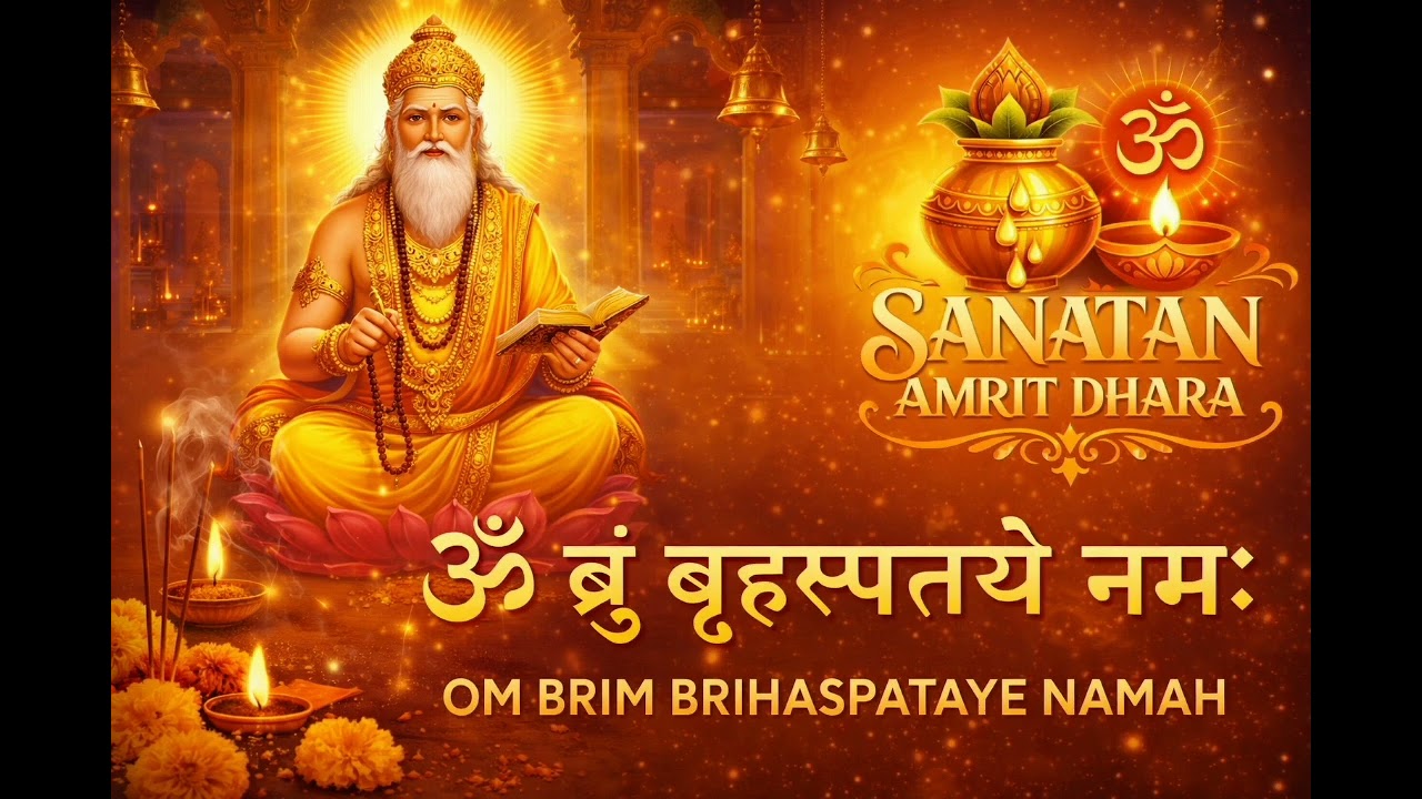ॐ बृं बृहस्पतये नमः | Sanatan Amrit Dhara | Divine Devotional Bhajans for Peace & Positivity