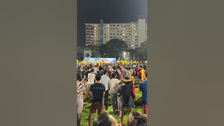 People watching at Election Rally for East Coast GRC | Bedok Stadium | Workers' Party 29 April 2025
