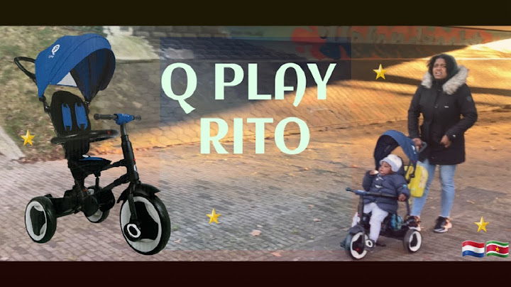 Q play rito folding trike reviews năm 2024