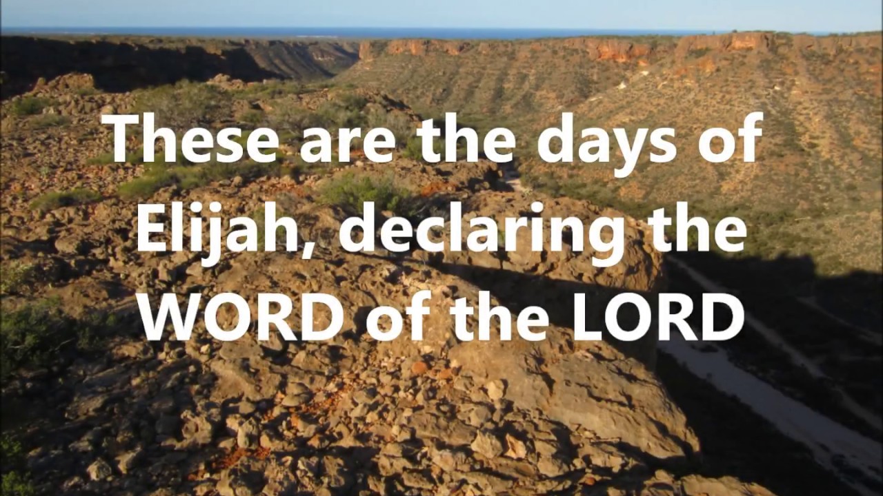 Days of Elijah w/lyrics - YouTube
