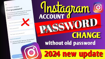 How to change INSTAGRAM PASSWORD without old password 2024 | Instagram Ka Password Kaise badle