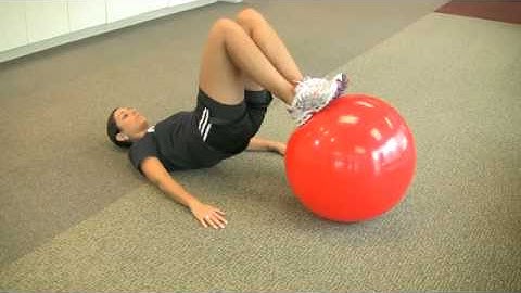 Physio-Ball Hamstring Curls
