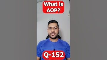 What is Aspect Oriented Programming (AOP)? #interview