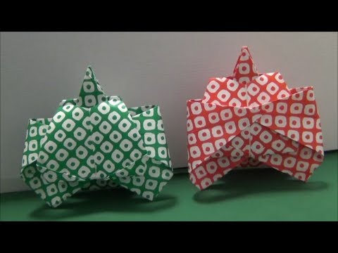 立つ ひな人形 折り紙 Dolls For The Girls Festival Origami Which Stands Youtube