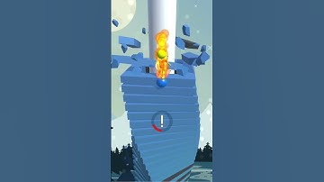 stack ball ghost gameplay ||Andriod/iso game #shorts #satisfying