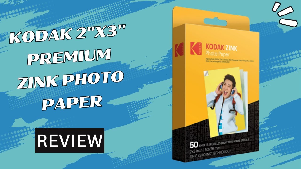 Kodak Premium Zink Photo Paper: Picture-Perfect Prints!