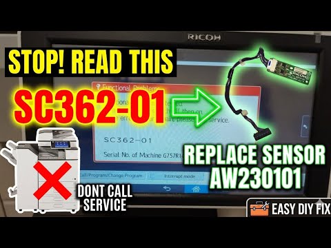 #SC 362-01 error in #Ricoh MPC2504