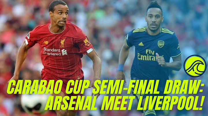 Carabao Cup semi-final draw: Arsenal meet Liverpool!