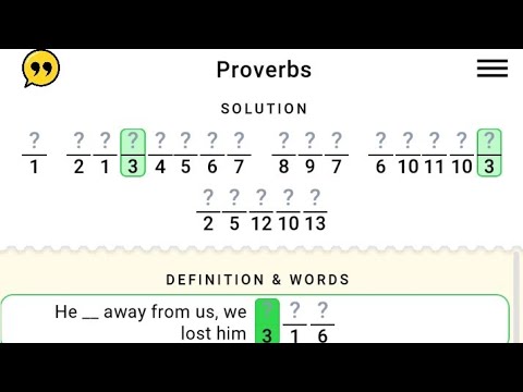 Figgerits Game Proverbs Level - 12 Walkthrough | Puzzle Game #game #gaming #figgerits #puzzlegame