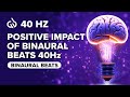 Elevating Creativity: 40 Hz Binaural Beats