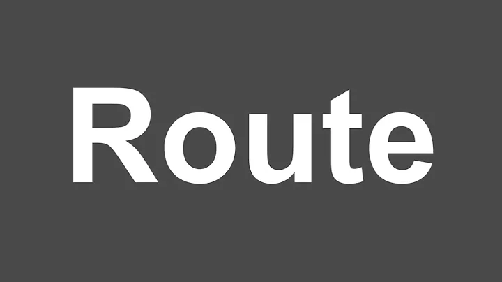 Pronouncing Route like a Pro In American And British Styles