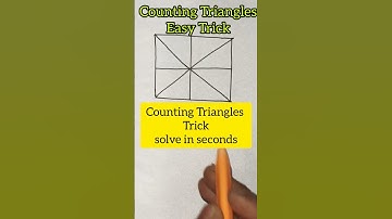 Counting Number of Triangles Trick || Counting Figures || Reasoning ||