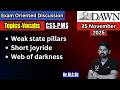 DAWN Analysis: Weak State Pillars, Pakistan’s Foreign Policy Crisis & Digital | CSSPMS Prep