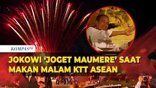 Asyik! ‘Joget Maumere’ Ala Presiden Jokowi saat Welcoming Dinner KTT ASEAN di Labuan Bajo