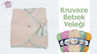 Bebekleriniz Bu Modele Bayılacak Kruvaze Bebek Yeleği