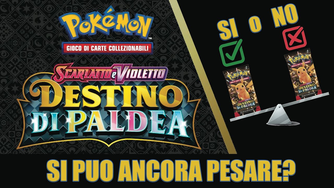 Ma si POSSONO ancora PESARE i PACCHETTI POKEMON? ANDIAMO A SCOPRIRLO