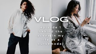 Vlog series Behind the scenes in my life as a curve model episode 1