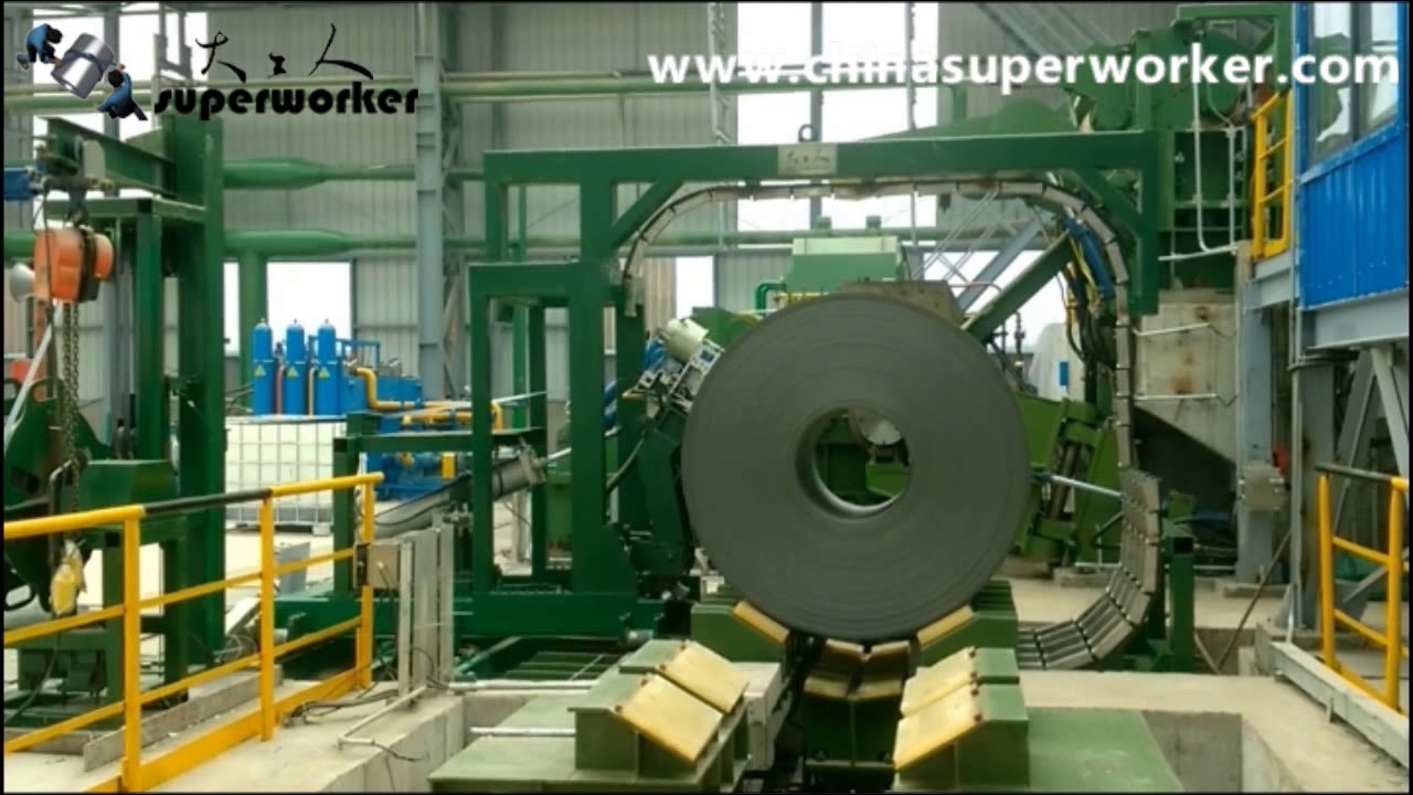 Automatic Steel Coil Banding Machine YouTube
