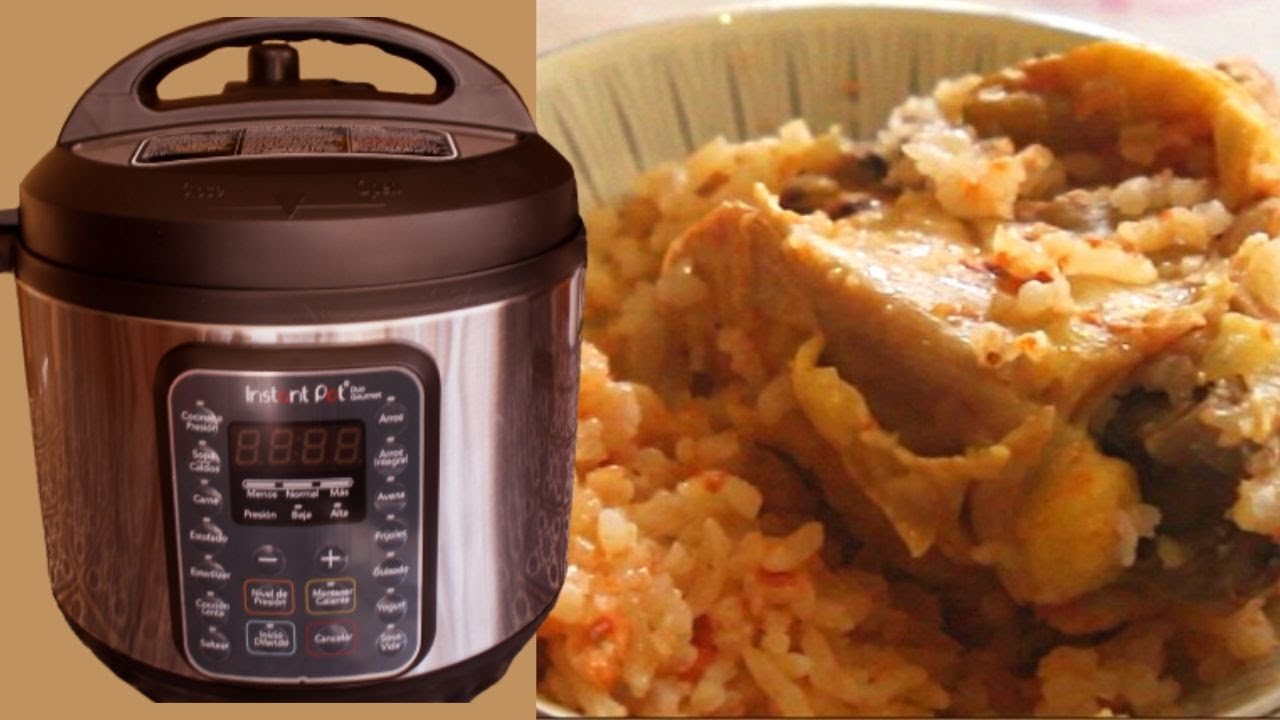 ARROZ CON POLLO EN INSTANT POT/aprende a usar tu olla/como cocinar en instant pot
