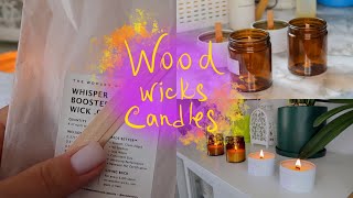 MAKING WOODEN WICK CANDLES + BURNING TESTS | 🔥😍 INSPIRED BY CANDLES