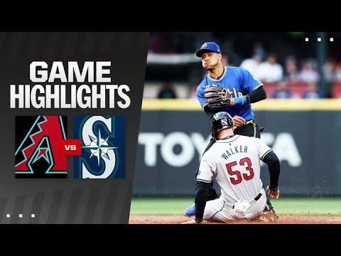 D backs vs Mariners Game Highlights 42624  MLB Highlights