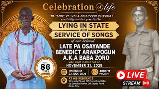 LATE PA OSAYANDE BENEDICT ARAKPOGUN AKA BABA ZORO