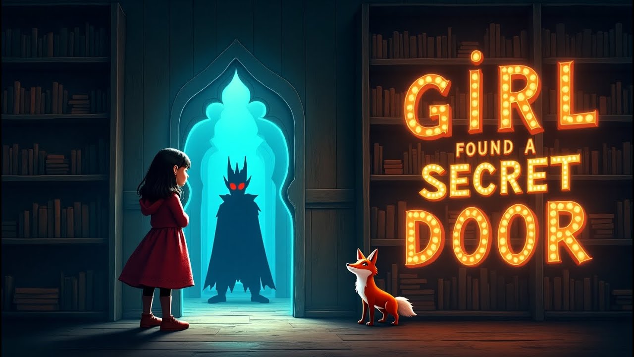 The Girl Who Found a Secret Door to a Magical Kingdom 😱 | Kids story in ...
